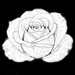 rose flower in a digital bouquet